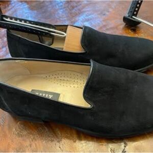 Bally Black Velvet Men's Slip-On Loafers